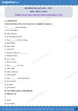 5 đề thi giữa học kì 2 Tiếng Anh 4 mới có đáp án và lời giải chi tiết